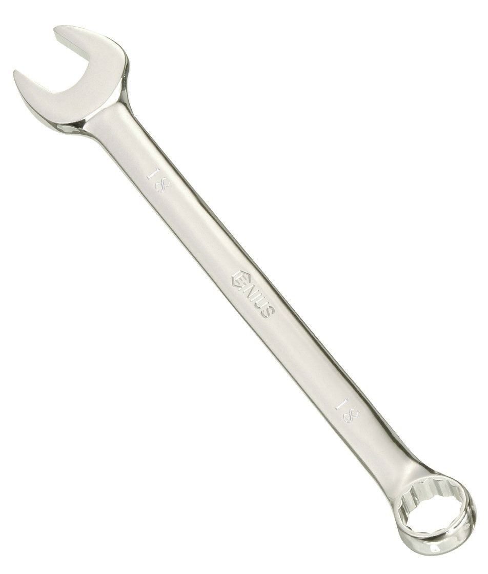 Genius Tools 748218 csillag-villáskulcs, fényes, 18 mm termék fő termékképe