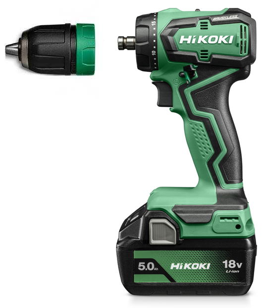 HiKoki DS18DDQ-WPZ akkus fúró-csavarozó (2 x 5.0 Ah Li-ion akkuval) termék fő termékképe