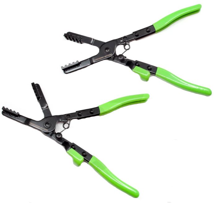 Müller-Werkzeug MLR-500 035 bilincsfogó készlet vízcső bilincsekhez, egyenes + hajlított, 280 mm, 2 részes termék fő termékképe