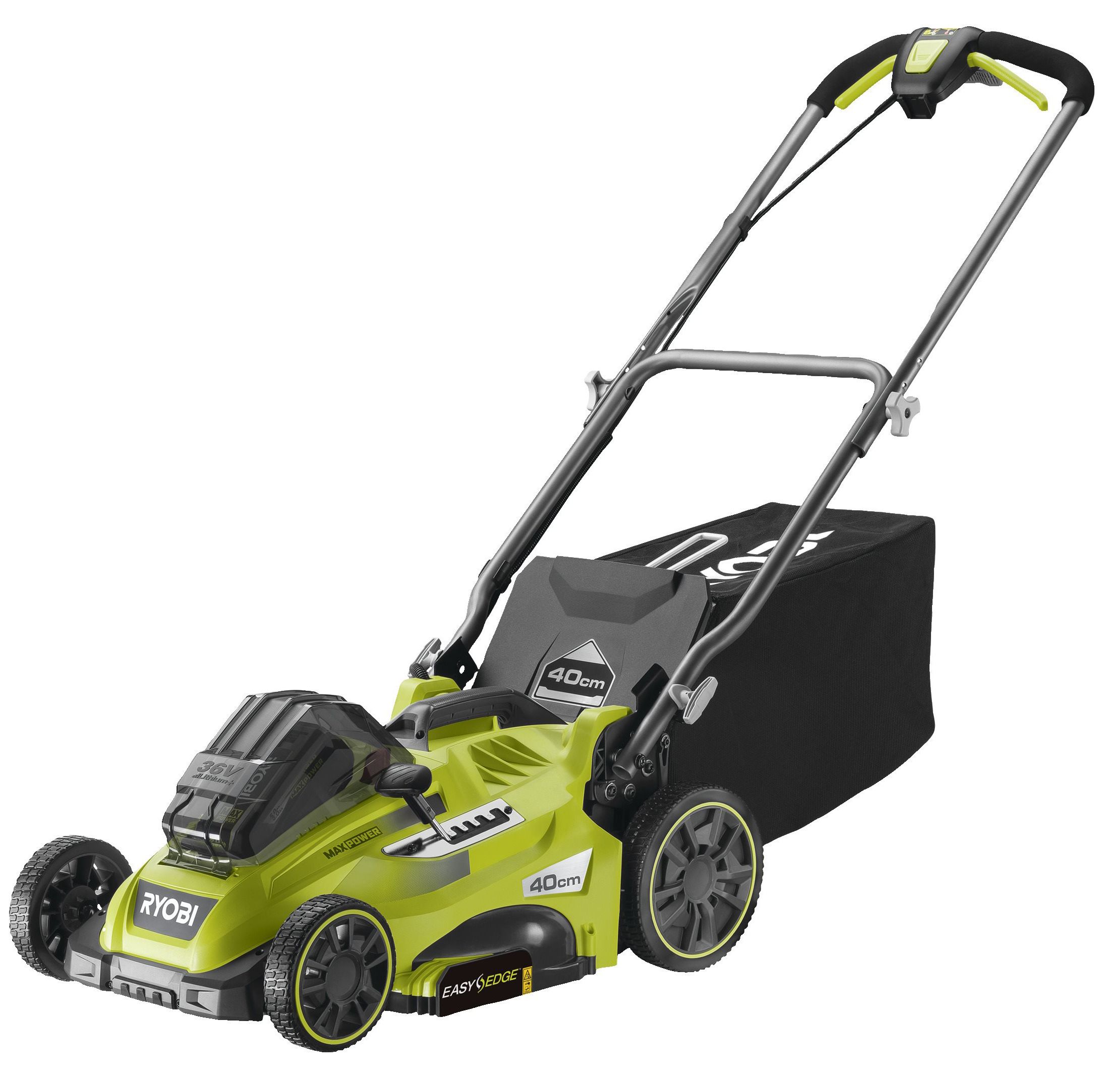 Ryobi RLM36X41H50PG akkus fűnyíró rásegítő funkcióval (1 x 5.0 Ah Li-ion akkuval) termék fő termékképe