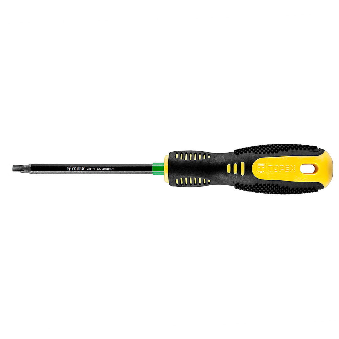 Topex 39D846 torx csavarhúzó, CrV acél, 210/100 mm, T27 termék fő termékképe