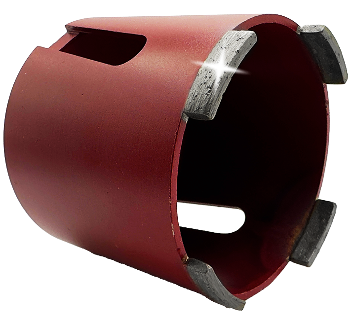 Abraboro Komplett gyémántszemcsés dobozfúró (koronafúró) HEX befogással, Ø 82 mm termék fő termékképe