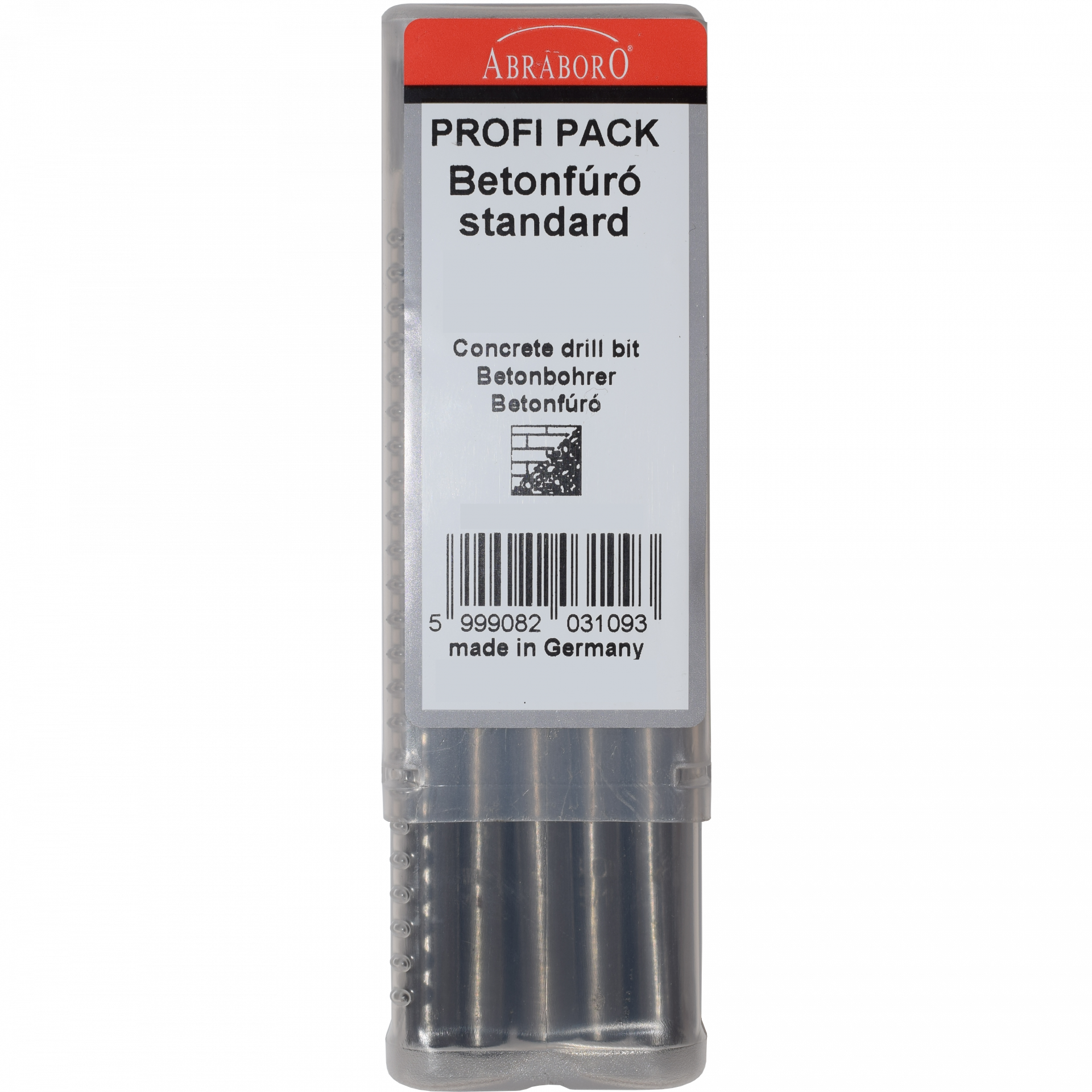 Abraboro 10 x 120 / 80 mm Standard hengeres szárú betonfúró Profi-Pack, 10 db/csomag termék fő termékképe