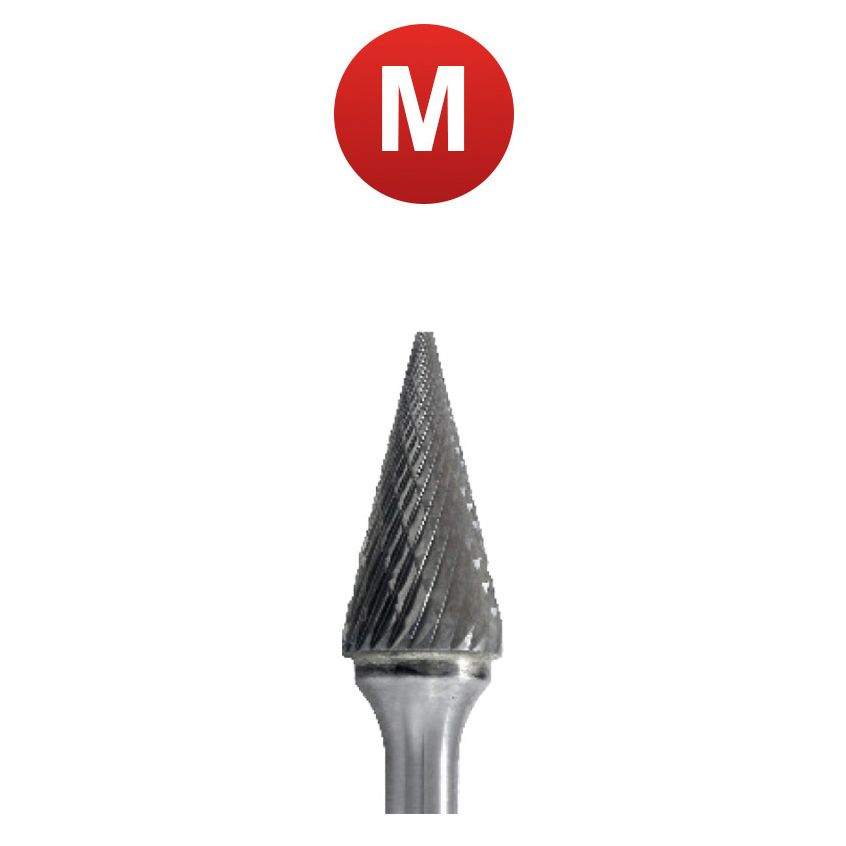 Abraboro 12 x 172/22 mm M alakú keményfém turbómaró kereszt fogazással, hosszú kivitel termék fő termékképe