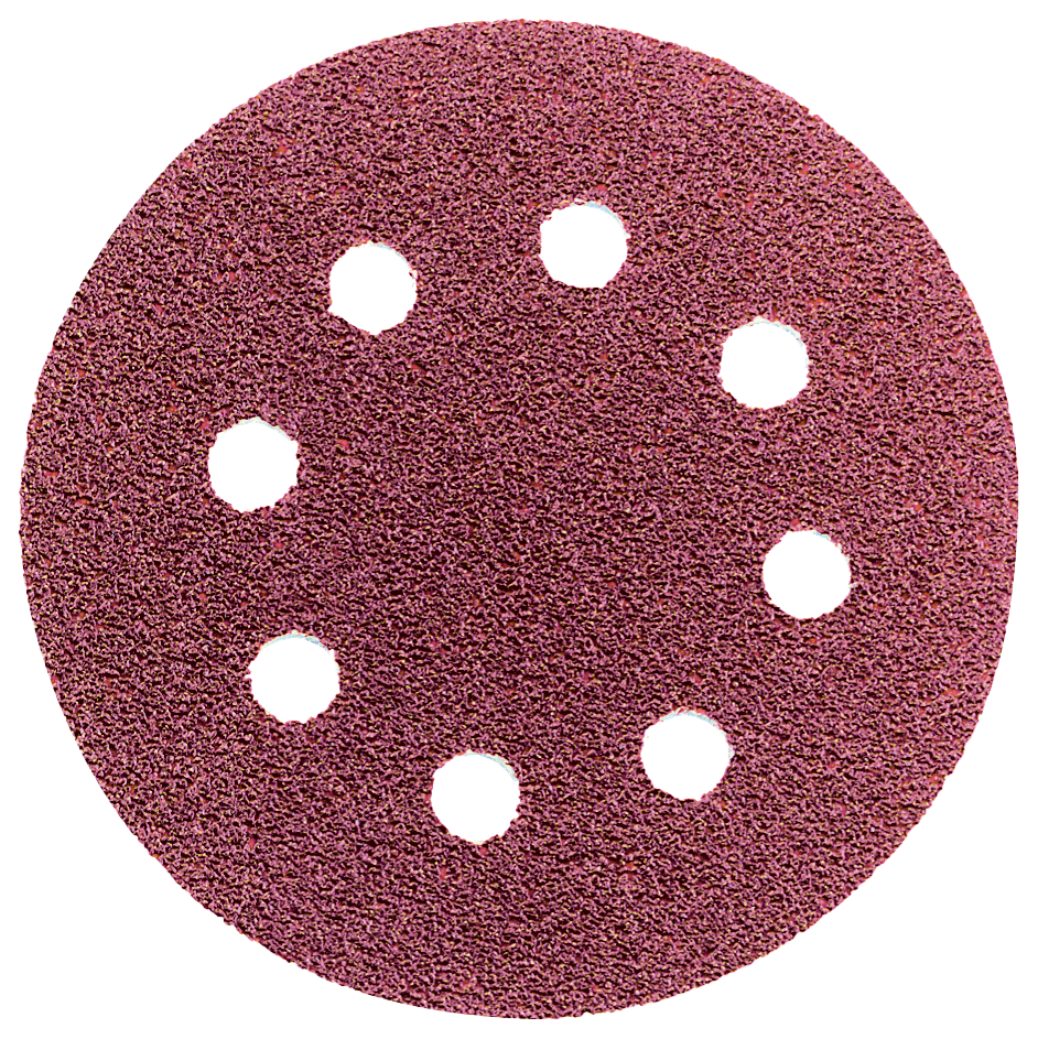 Abraboro 125 mm kör alakú csiszolópapír 8 lyukkal, 320-as szemcseméret, 50 db/csomag termék fő termékképe