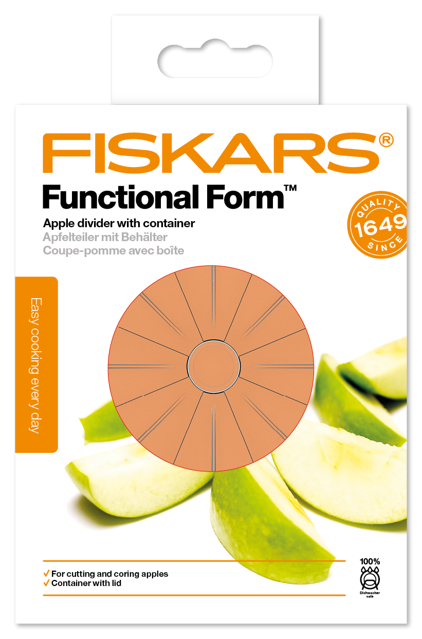 Fiskars Functional Form™ almaszeletelő tároló dobozzal termék fő termékképe