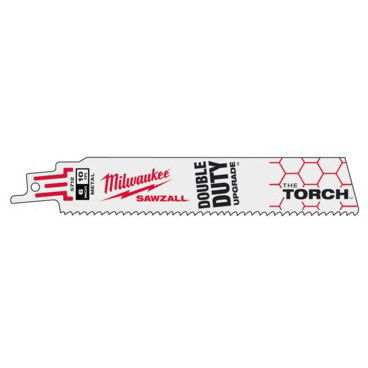 Milwaukee Heavy Duty TORCH™ szablyafűrészlap, bontó, fémhez, Bi-Met, Co, 150 mm, 10 TPi, 25 db/csomag termék fő termékképe