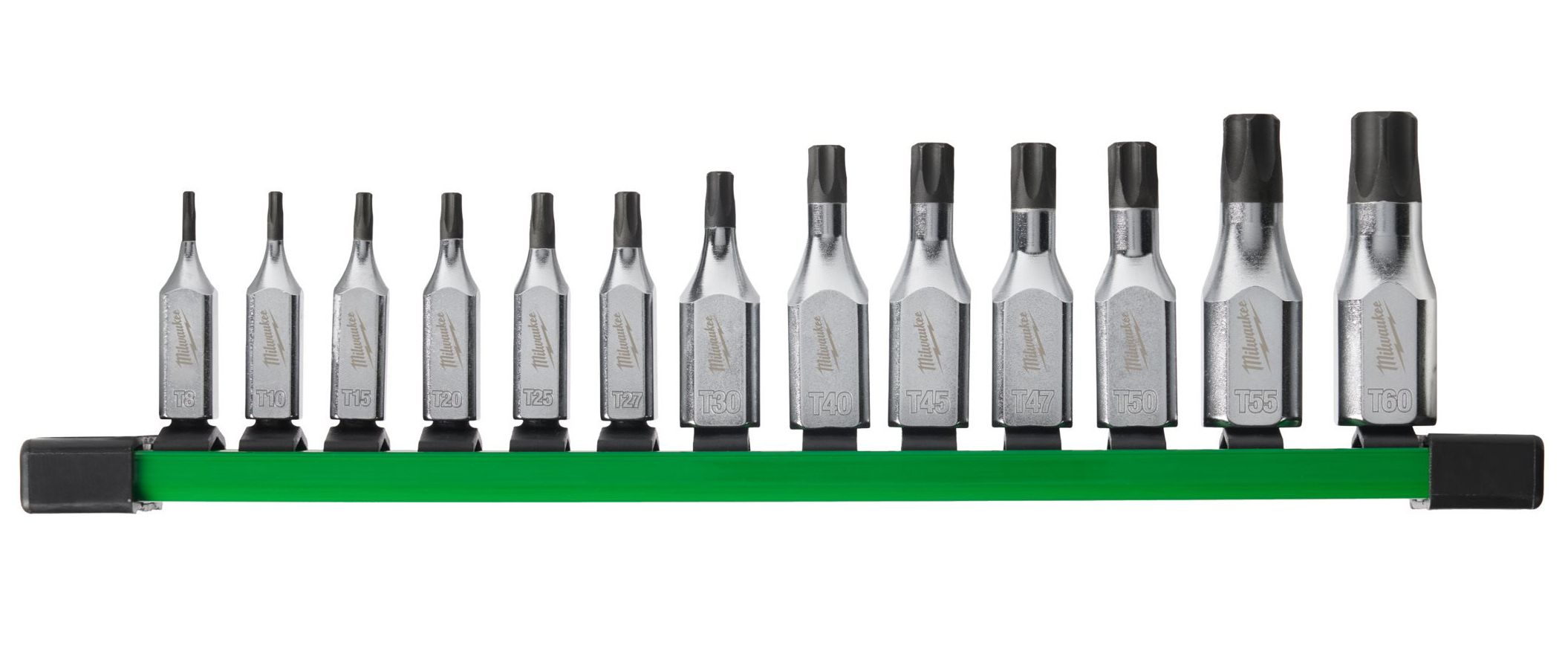 Milwaukee FOUR FLAT™ oldalú 1/4" + 3/8"-os torx belső kulcsnyílású dugókulcs készlet, hosszú, 13 darabos termék fő termékképe