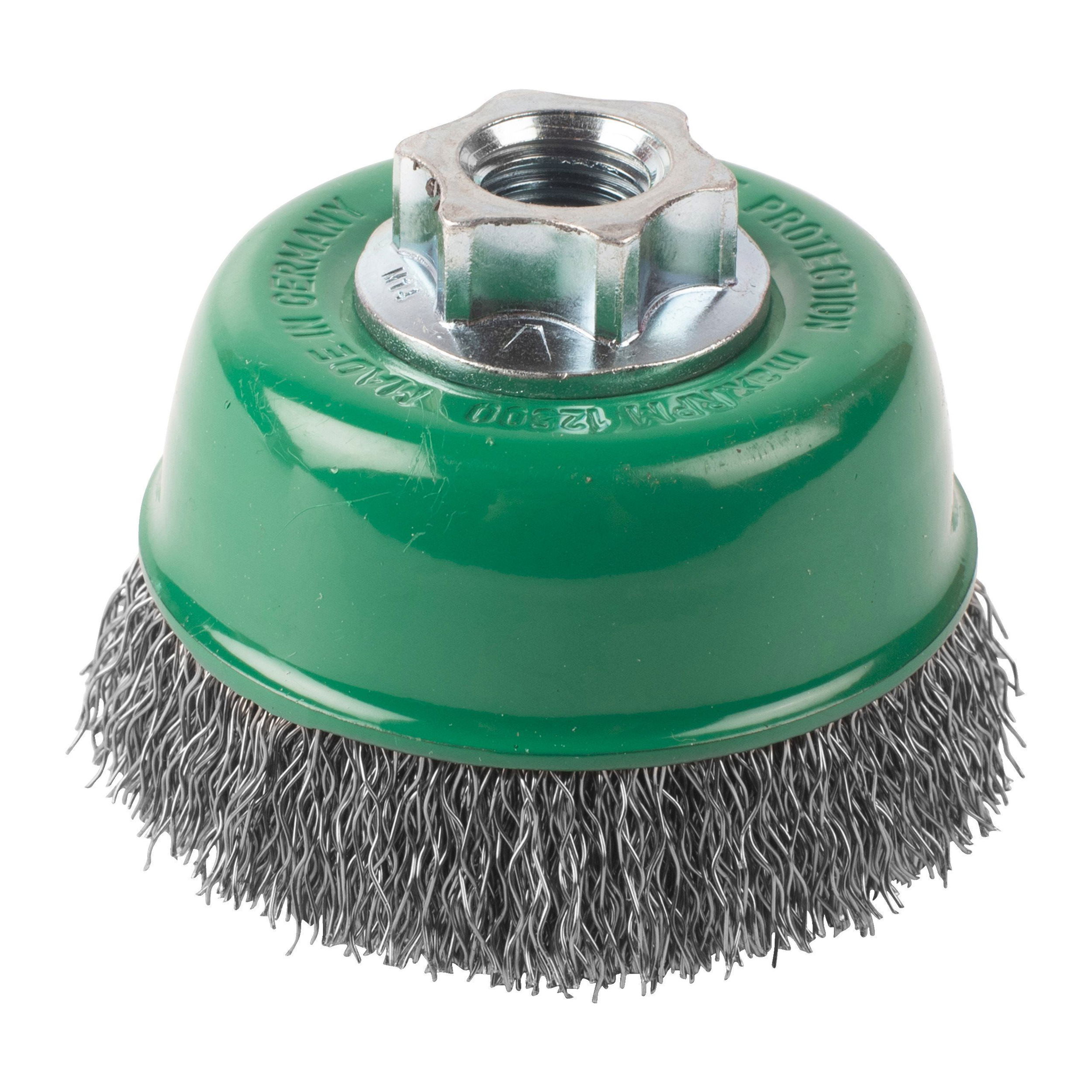 Milwaukee Fazékkefe hullámos dróttal, Inox/0.35 mm, M14, 65 x 20 mm termék fő termékképe