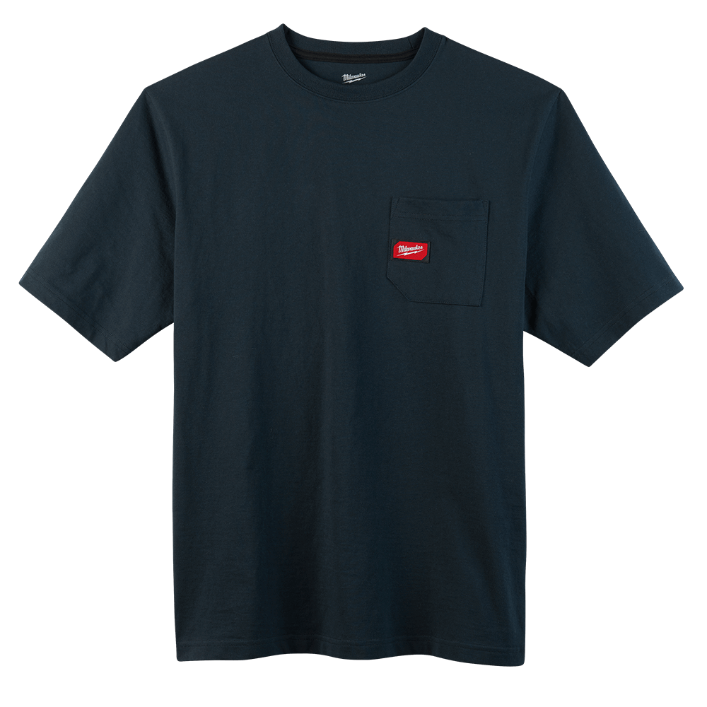 Milwaukee WTSSBLU zsebes, rövid ujjú munkás póló, kék termék fő termékképe