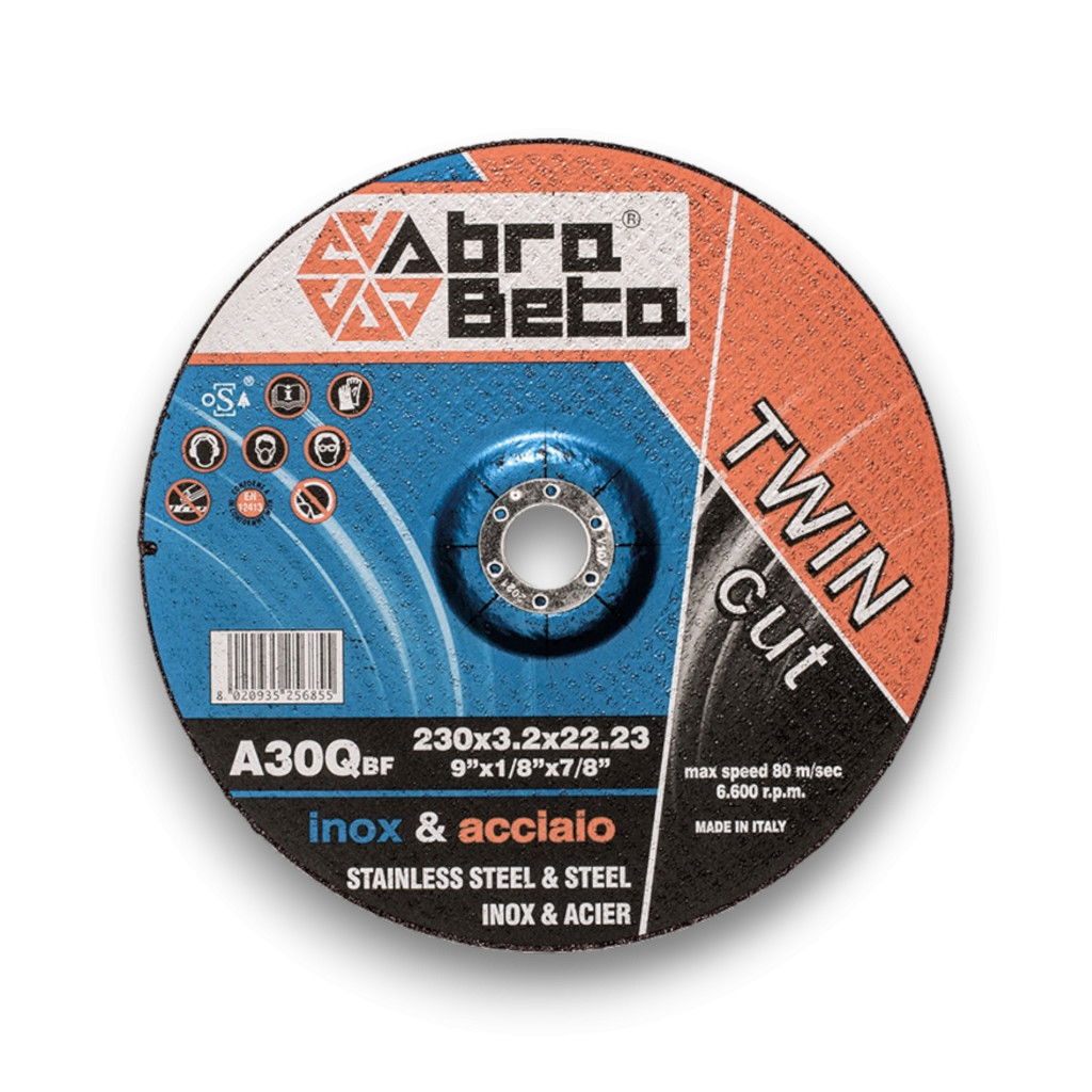 AbraBeta A30Q acél/inox 230x3,2x22,23 10db/csomag termék fő termékképe